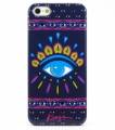 Чехол накладка KENZO Paris Eye для iPhone SE/5/5S (Синий)