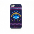 Чехол накладка KENZO Paris Eye для iPhone SE/5/5S (Синий)