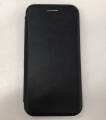 Кожаный чехол книжка для iPhone 5/5S/SE Flip cover leather ISA (черный)