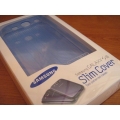 Пластиковый тонкий чехол накладка Samsung Ultra Slim cover для Samsung Galaxy S3 S III (голубой) - оригинальный