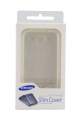 Пластиковый тонкий чехол накладка Samsung Ultra Slim cover для Samsung S3 S III (белый) - оригинальный