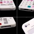 Силиконовый чехол калькулятор для iPhone 5 / 5S (белый)