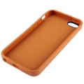 Чехол в стиле Apple case Official Design для iPhone 5 / 5S / SE коричневый
