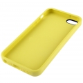 Чехол в стиле Apple case Official Design для iPhone 5 / 5S / SE желтый