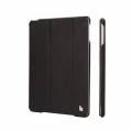 Кожаный чехол Jisoncase Premium для Apple iPad Air / iPad 2017 с 3-х секционной обложкой (JS-ID5-01H) Black