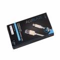 USB кабель EnergEA Alu Blase для iPhone/iPad 8 pin Lightning MFI, Gold 1.2 метра (CBL-AB-GLD12)