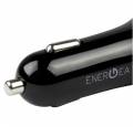 Автозарядка EnergEA АЗУ Compact drive C, USB Type-C 3A + USB 1A, Black (CAR-CDC-BLK)