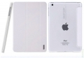 Кожаный чехол для iPad mini 2/3 Remax Jane Series с фунцкией Sleep, белый