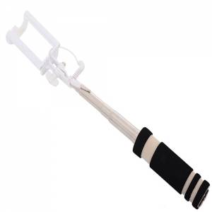 Купить миниатюрный монопод телескопический LP Mini (длина селфи палки от 13 до 60 см.) съемка через разъем для наушников (черный)