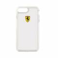 Чехол накладка Ferrari для iPhone 7 plus / 7+ / 8 Plus / 8+ Shockproof Hard PC, Transparent (FEGLHCP7LTR)