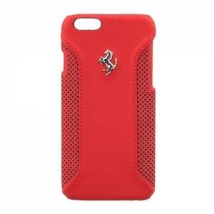 Купить кожаный чехол-накладка для iPhone 6 / 6S Ferrari F12 Hard, Red (FEF12HCP6RE)
