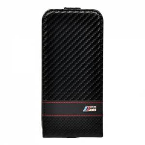Купить карбоновый чехол с флипом для iPhone 6/6S BMW M-Collection Flip Carbon Black (BMFLP6MCC)