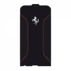 Купить кожаный чехол с флипом для iPhone 6 Plus / 6S Plus Ferrari F12 Flip Black (FEF12FLP6LBL)