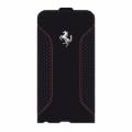 Кожаный чехол с флипом для iPhone 6 Plus / 6S Plus Ferrari F12 Flip Black (FEF12FLP6LBL)