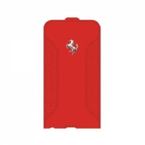 Купить кожаный чехол с флипом для iPhone 6 Plus / 6S Plus Ferrari F12 Flip Red (FEF12FLP6LRE)