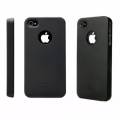 Чехол-накладка для iPhone 4/4S iCover Rubber, black (IP4-RF-BK)