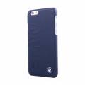 Кожаный чехол-накладка для iPhone 6 / 6S BMW Logo Signature Hard, Navy Blue (BMHCP6LON)