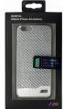Карбоновый чехол накладка BMW для iPhone 6 / 6S M-Collection Hard Carbon & Aluminium, Silver (BMHCP6MDCS)