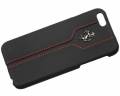 Кожаный чехол-накладка для iPhone 6 / 6S Ferrari Montecarlo Hard, Black (FEMTHCP6BL)