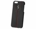 Кожаный чехол-накладка для iPhone 6 / 6S Ferrari Montecarlo Hard, Black (FEMTHCP6BL)