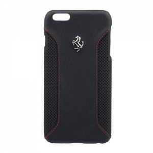 Купить кожаный чехол накладку для iPhone 6 Plus / 6S Plus Ferrari F12 Hard Black (FEF12HCP6LBL)