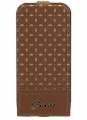 Кожаный чехол с флипом для iPhone 6 / 6S GUESS Gianina Flip, Cognac (GUFLP6PEC)