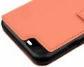 Кожаный чехол-книжка для iPhone 6 / 6S GUESS TESSI Booktype, Coral (GUFLBKP6STSM)