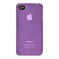 Накладка пластиковая XINBO для iPhone 4/4s фиолетовая (в комплекте пленка)
