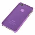 Накладка пластиковая XINBO для iPhone 4/4s фиолетовая (в комплекте пленка)