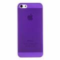 Чехол накладка XINBO Soft Touch для iPhone 5/5S/SE фиолетовый супертонкий 0,3мм (в комплекте пленка)