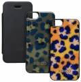 Чехол книжка KENZO для iPhone 5 / 5S / SE Leo Pack с набором накладок (KZPACKFOLIOIP5S) 