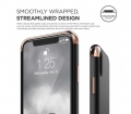 Чехол накладка Elago для iPhone X Empire Hard PC, Black/Rose gold (ES8EM-RGDBK)