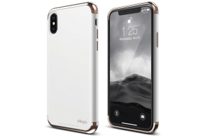 Купить Чехол накладку Elago для iPhone X Empire Hard PC, White/Rose gold (ES8EM-RGDWH) по низкой цене с доставкой 