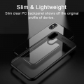 Прозрачный чехол для iPhone X Auto Focus с рамкой (Black) 