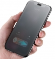 Чехол книжка Baseus для iPhone X с полупрозрачной защитной крышкой Touchable Case (Black)