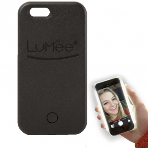 Купить Чехол с подсветкой для iPhone 6S / 6 для ярких селфи LuMee (Black) по низкой цене с доставкой
