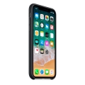 Чехол в стиле Apple Silicone Case для iPhone X под оригинал (Black) 