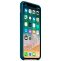 Чехол в стиле Apple Silicone Case для iPhone X под оригинал (Blue) 