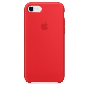 Купить Чехол в стиле Apple Silicone Case для iPhone 8 / 7 под оригинал (Red) по низкой цене с доставкой