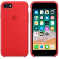 Чехол в стиле Apple Silicone Case для iPhone 8 / 7 под оригинал (Red) 