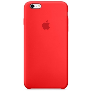 Купить Чехол в стиле Apple Silicone Case для iPhone 6S / 6 под оригинал (Red) по низкой цене с доставкой