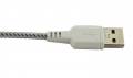 USB кабель EnergEA Nylotough Micro-Usb White 1.5 метра (CBL-NTAM-WHT150)