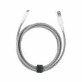 USB кабель EnergEA Nylotough Micro-Usb White 1.5 метра (CBL-NTAM-WHT150)