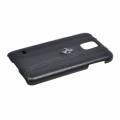 Кожаный чехол накладка для Samsung Galaxy S5 Ferrari FF-Collection Hard Black (FEFFHCS5BL)