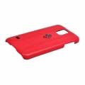 Кожаный чехол накладка для Samsung Galaxy S5 Ferrari FF-Collection Hard Red (FEFFHCS5RE)