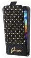 Кожаный чехол Guess для Samsung Galaxy S5 с флипом Gianina Flip, Black (GUFLS5PEB)