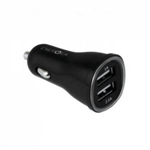 Купить автозарядку EnergEA АЗУ Compact drive, 2 USB Black 3.1A (CAR-CD-BLK)
