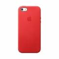 Чехол в стиле Apple Case для iPhone SE / 5S / 5 под оригинал с логотипом (красный)