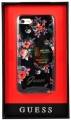 Гелевый чехол накладка Guess для iPhone 5/5S/SE с розами BLOSSOM Hard TPU, Black (GUHCPSEFPRBK)