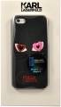 Чехол накладка Karl Lagerfeld для iPhone 5/5S/SE Choupette in love 2, Black (KLHCPSECL2BK)